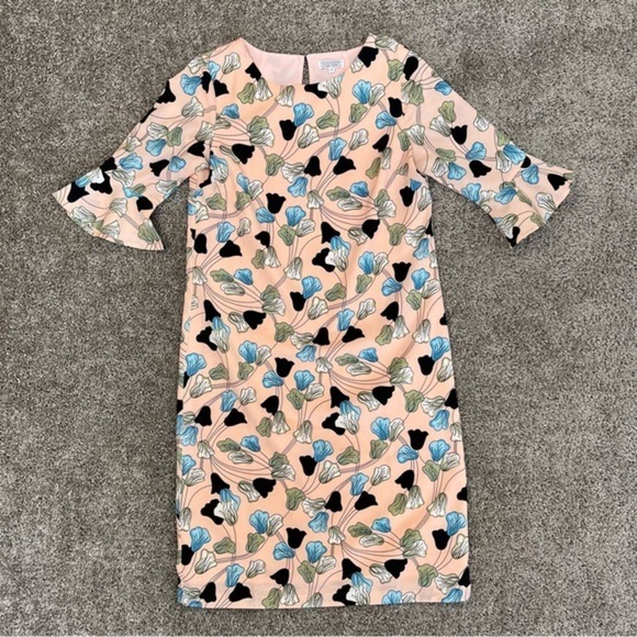 5/$25 Sweet salt small polyester spandex mix dress floral b46 - Picture 1 of 4